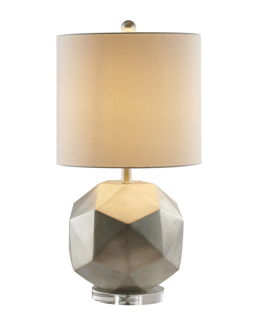 Bethel International Table Lamp In Metallic