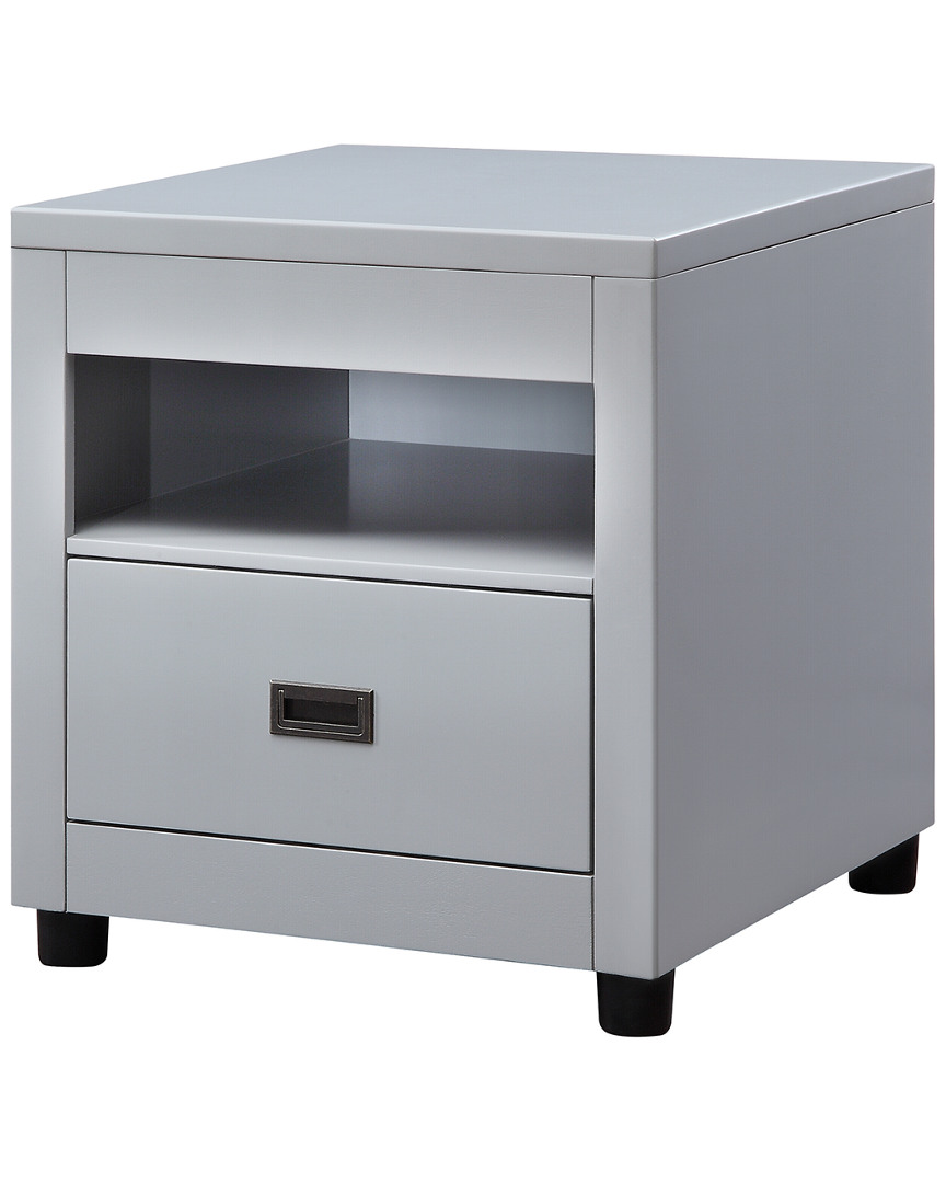Acme Furniture Eleanor End Table In Gray