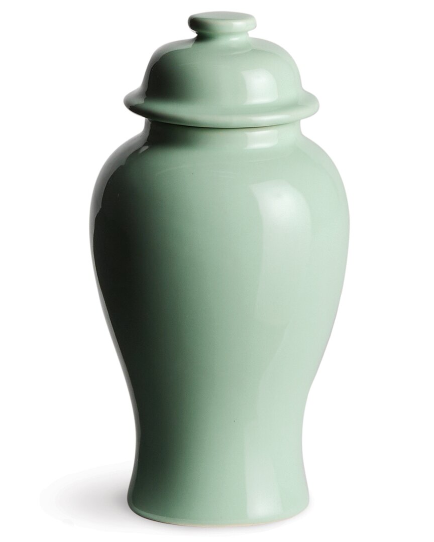 Napa Home & Garden Small Koa Lidded Mini Ginger Jar In Green