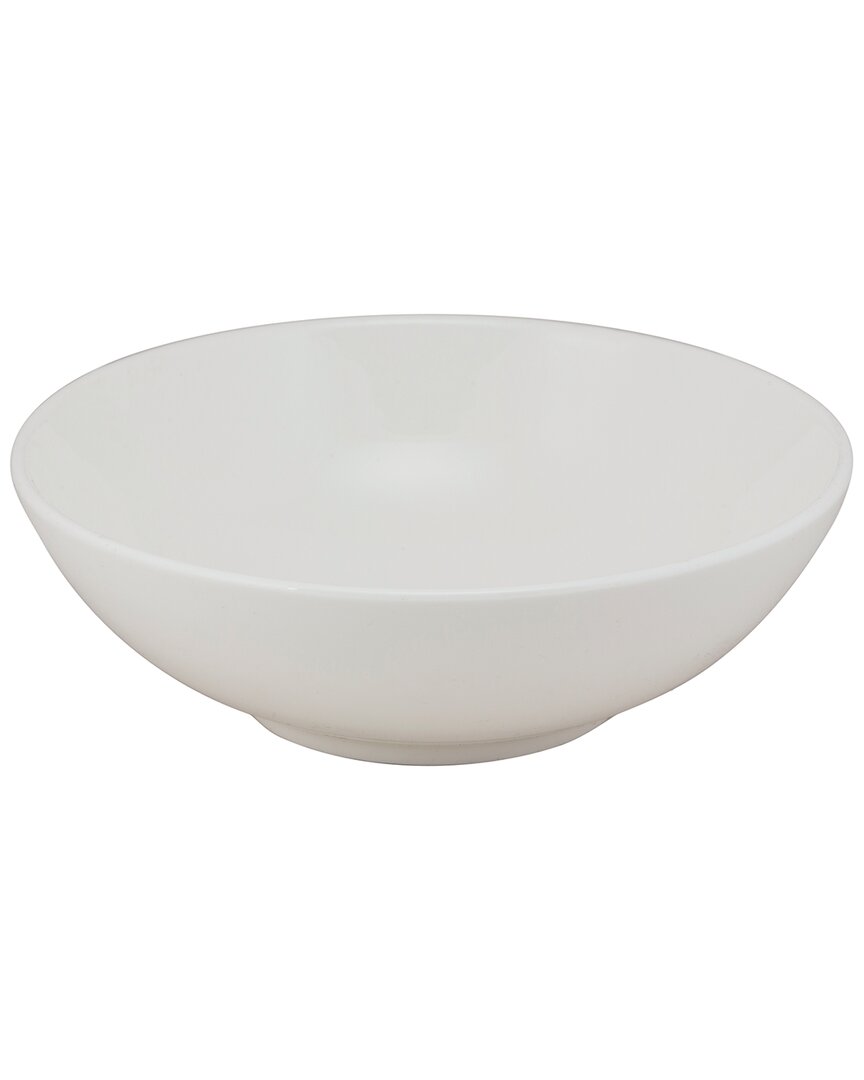 Ten Strawberry Street Set Of 6 Ricard Porcelain Cereal Bowls In White