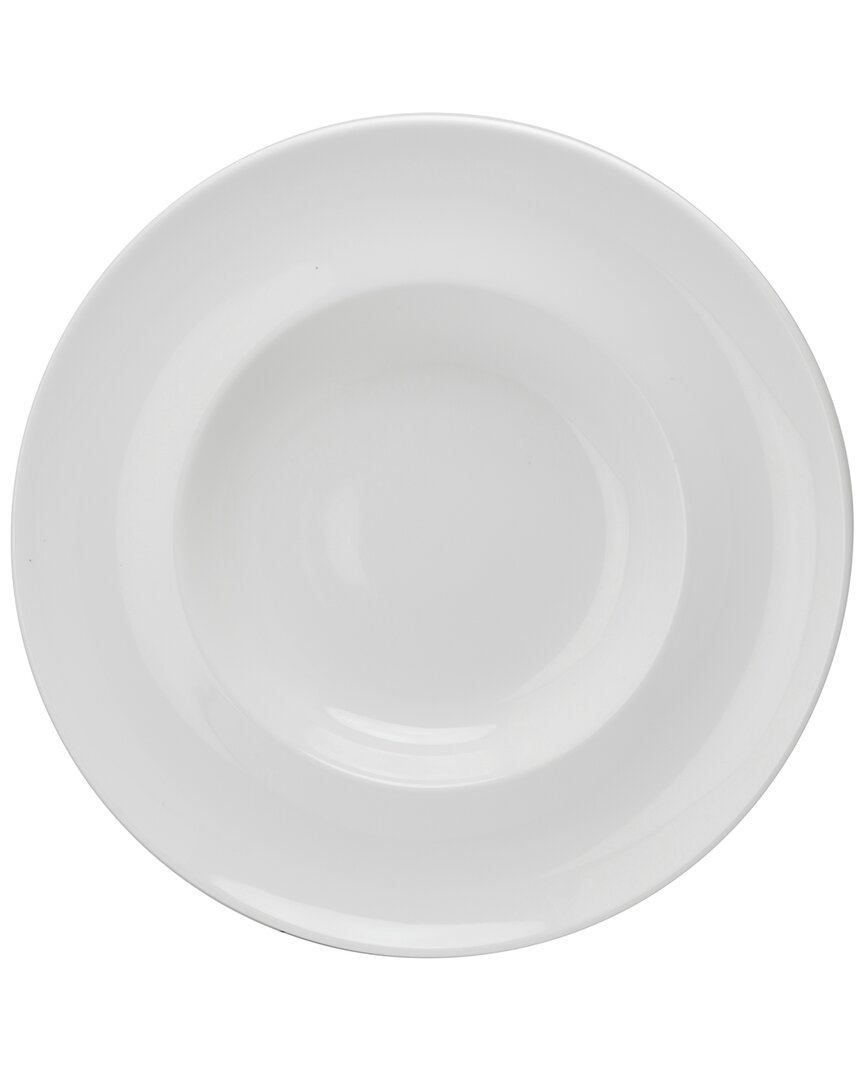 Ten Strawberry Street Set Of 6 Ricard Porcelain Pasta Bowls In White