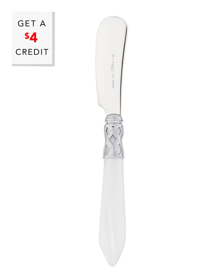 Vietri Aladdin Brilliant White Small Spreader In White
