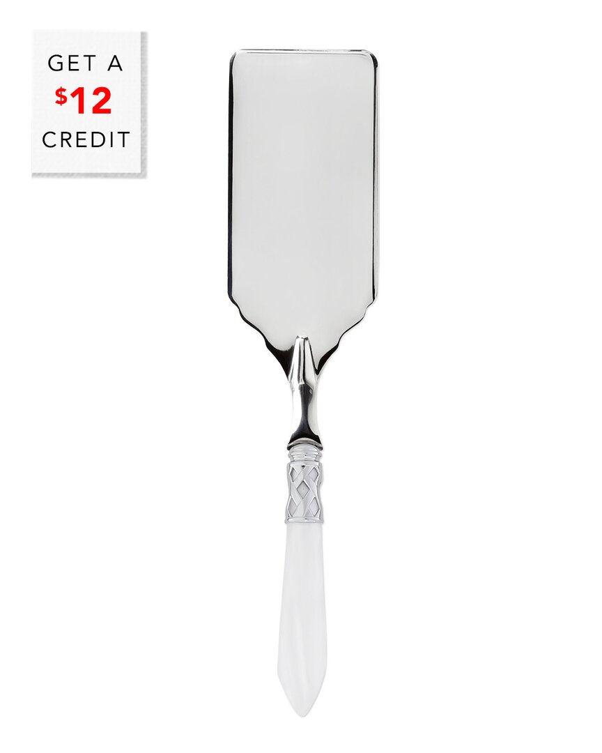 Vietri Aladdin Brilliant White Lasagna Server With $8 Credit In White