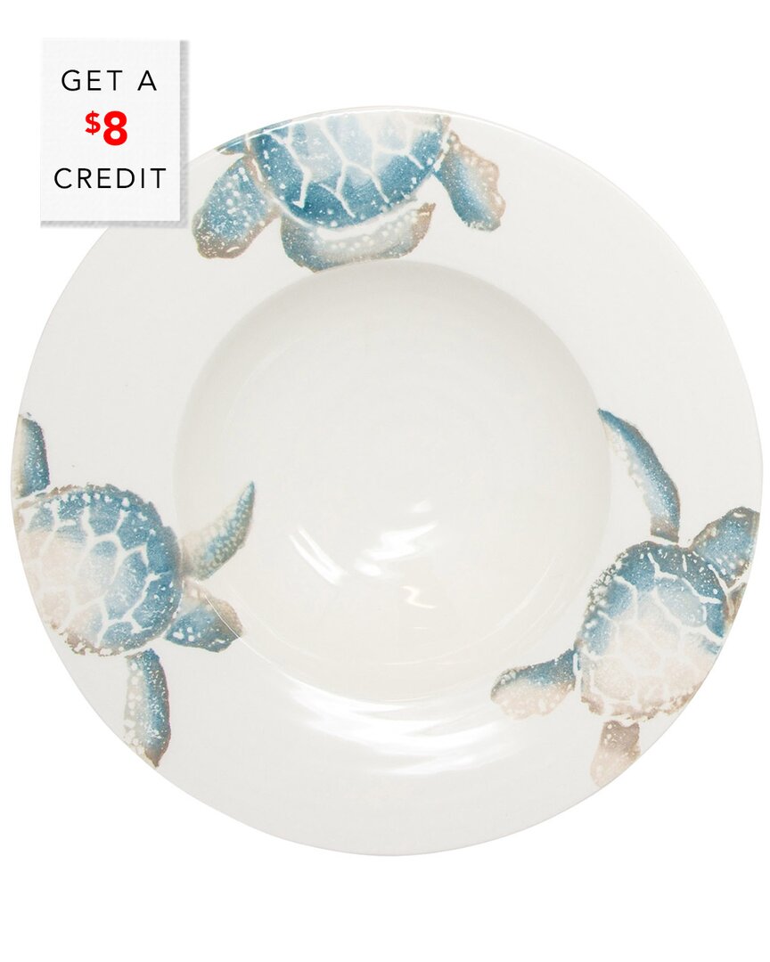 Vietri Tartaruga Small Serving Bowl In Blue