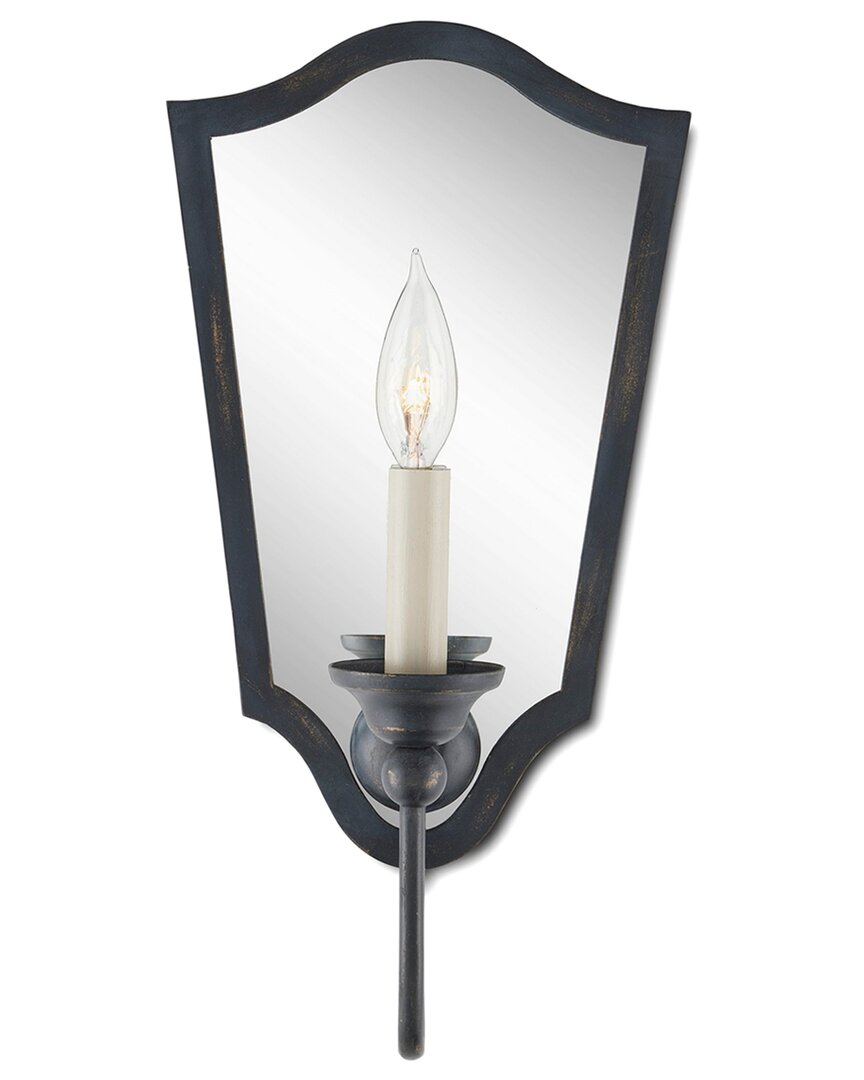 Currey & Company Marseille Wall Sconce In Black