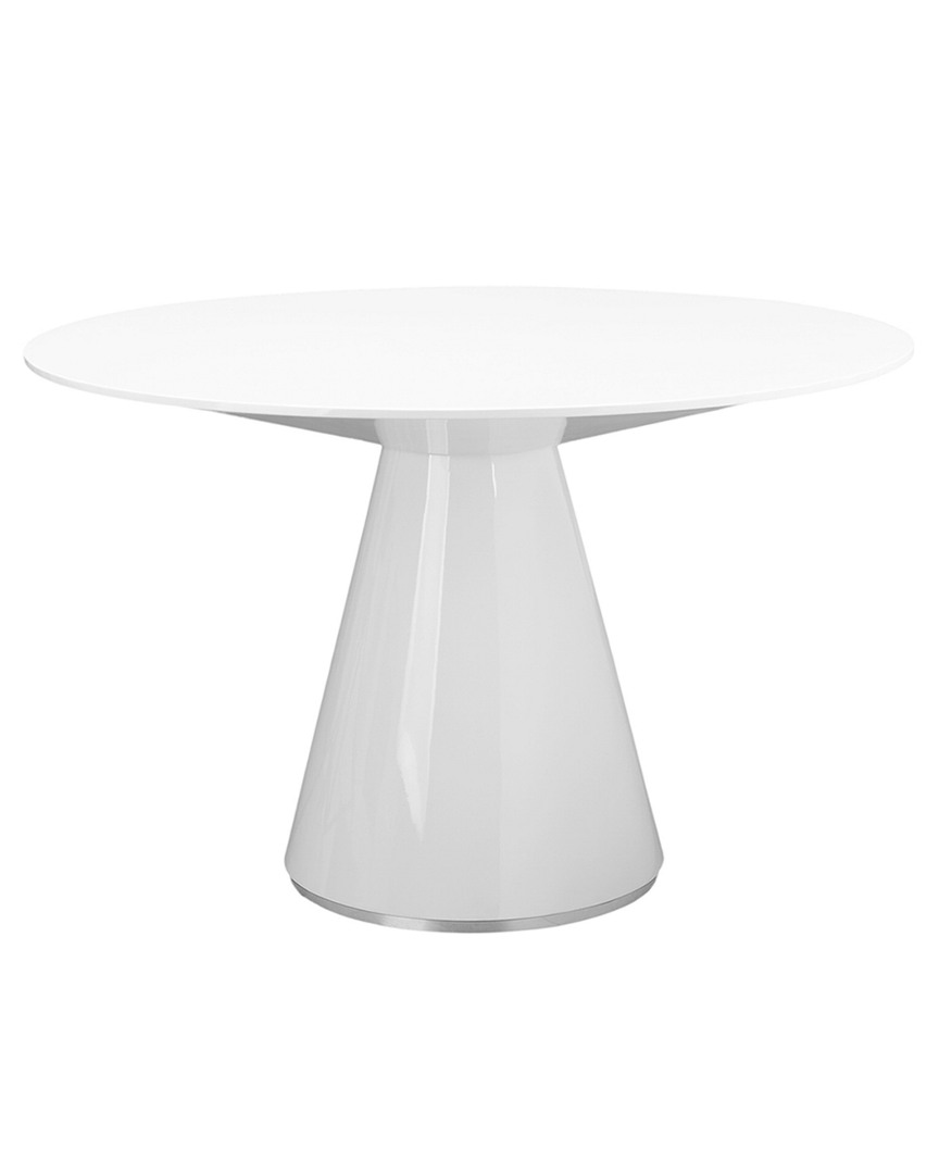 Moe's Home Collection Otago Dining Table Round White