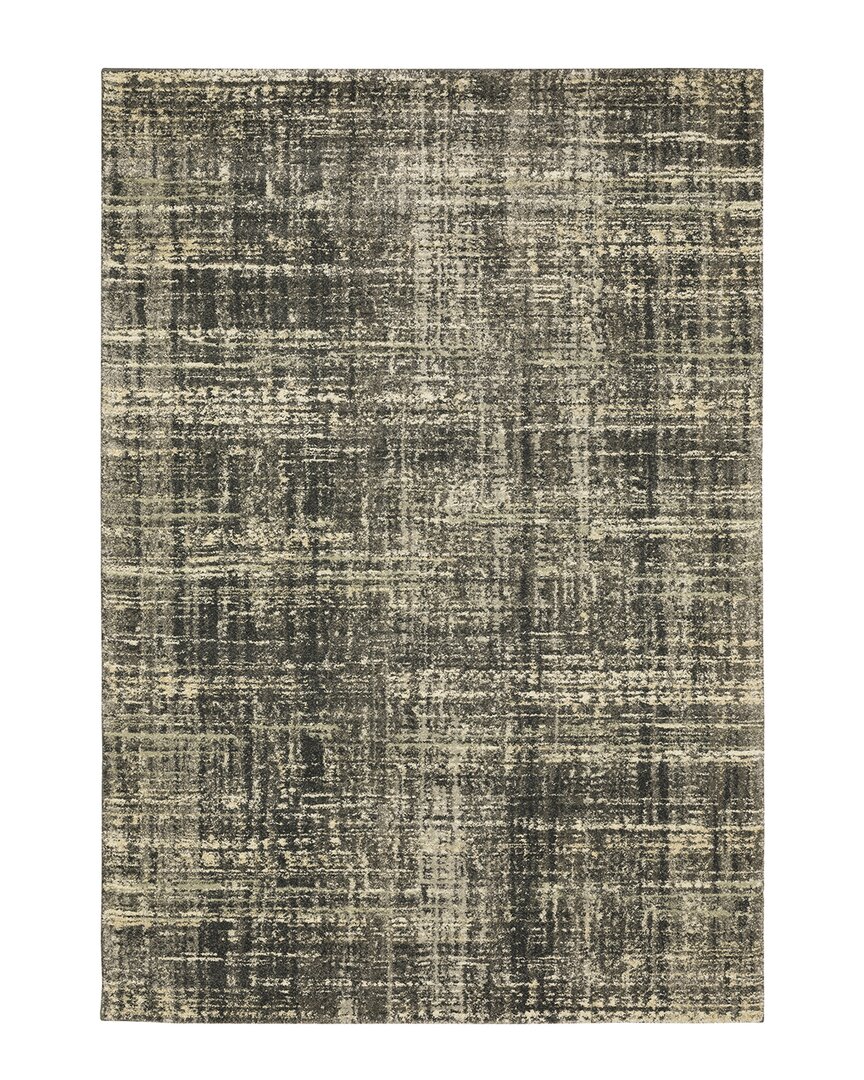 Stylehaven Avalon Distressed Abstract Rug In Gray