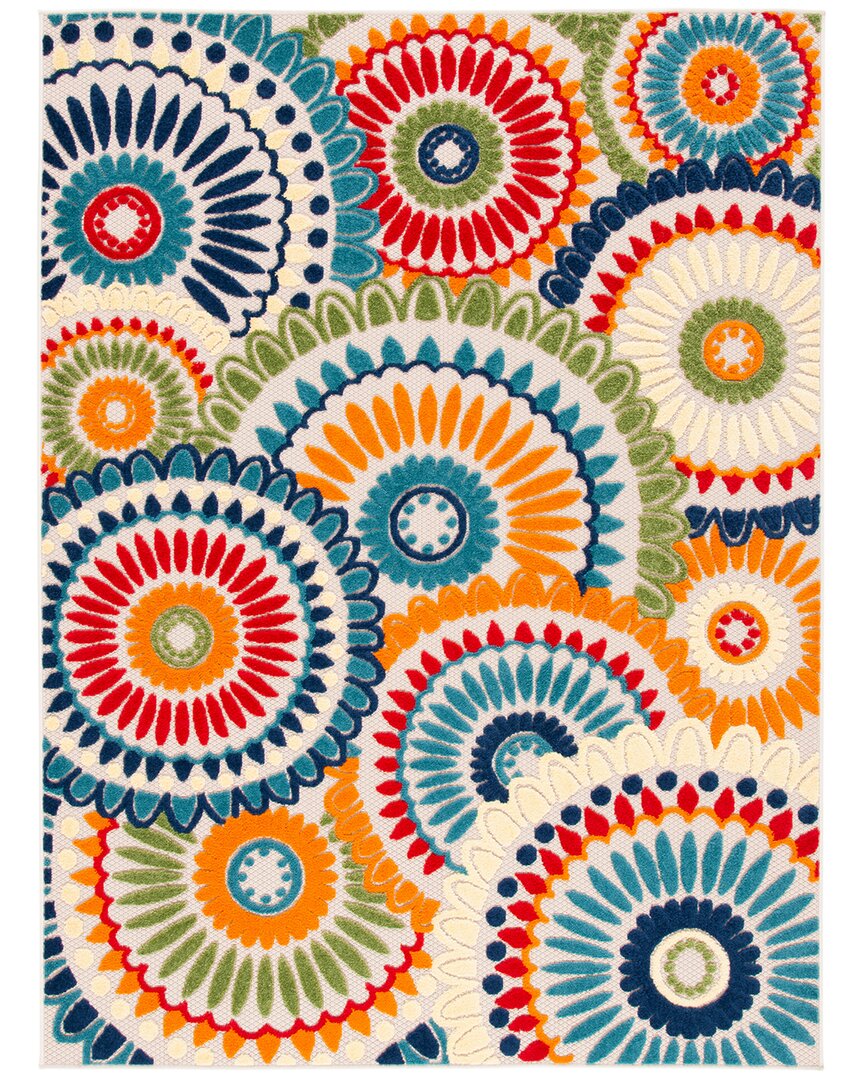 Shop Safavieh Cabana Indoor/outdoor Rug In Blue