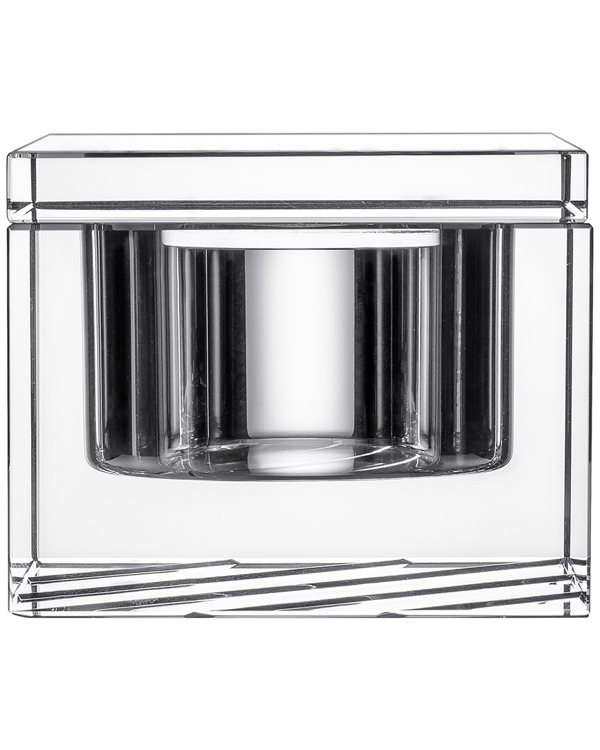 Orrefors Stripe Covered Box With Lid