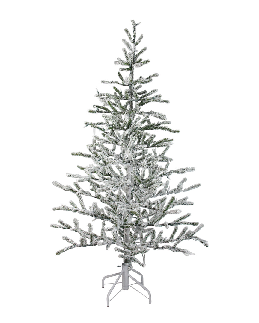 Northlight Flocked Alpine Coral Artificial Christmas Tree