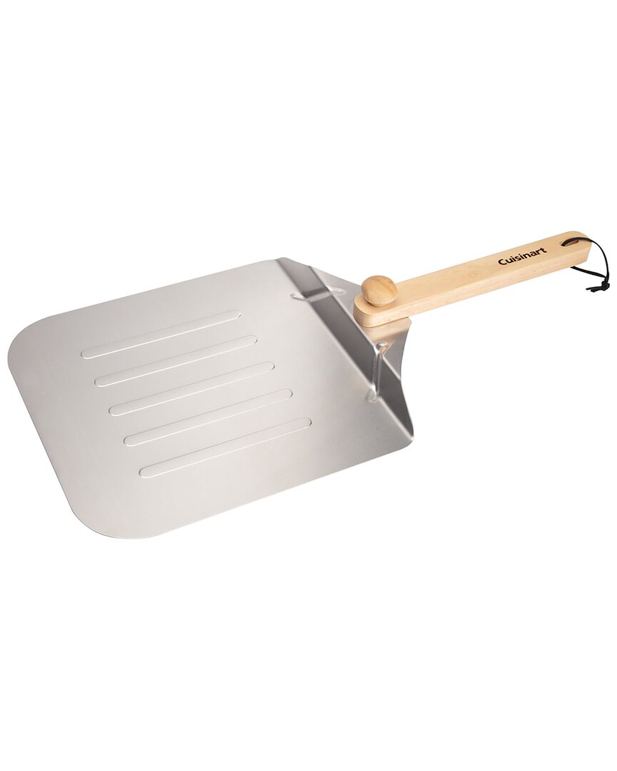 Cuisinart 14in Pizza Peel With Folding Wooden Handle In Gray