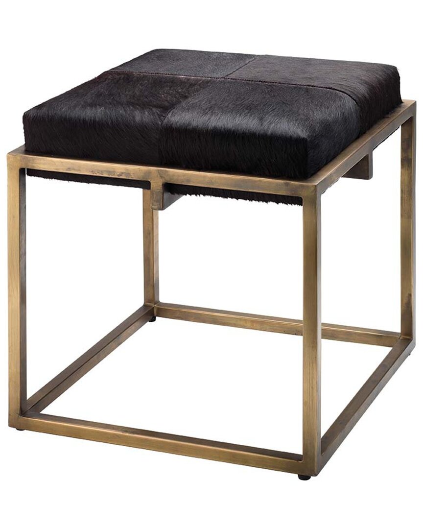 Shop Jamie Young Small Shelby Stool In Espresso