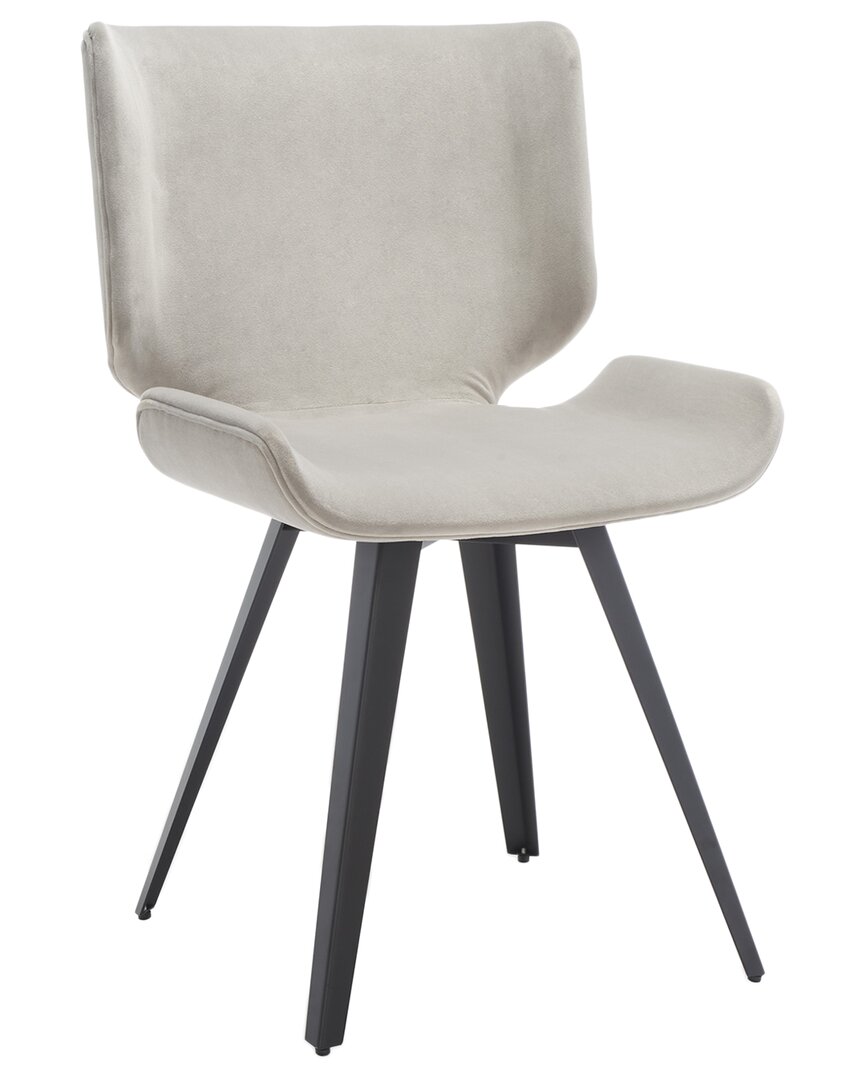 Safavieh Couture Matty Scandinavian Dining Chair In Grey