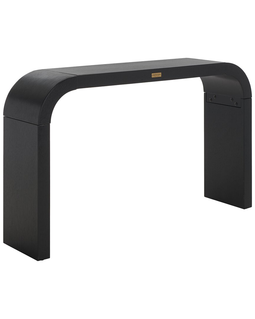 Safavieh Liasonya Curved Console Table In Black