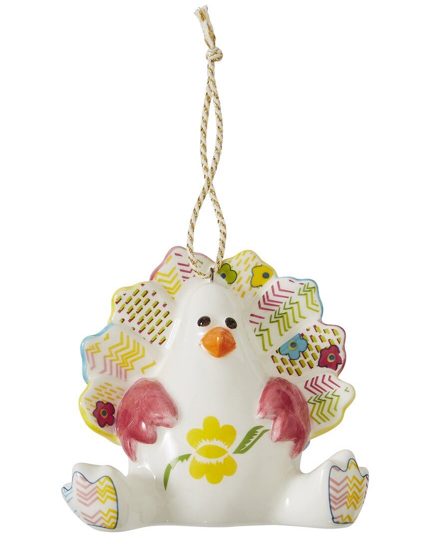 Spode Kit Kemp Timothy Turkey Patchwork Ornament