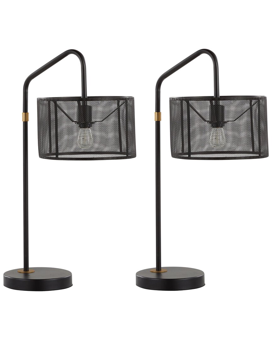 Lumisource Mod Mesh 27" Contemporary Table Lamp, Set Of 2