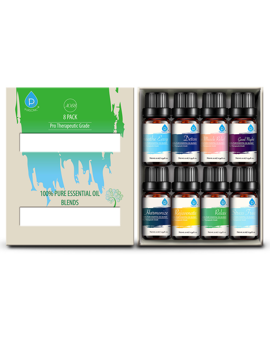 Pursonic 100% Pure Essential Aromatherapy Oils Gift Set