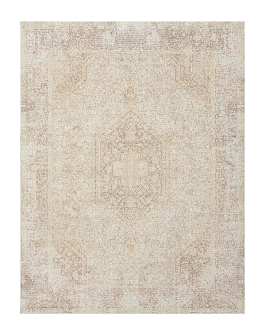Lr Home Melody Waterproof Traditional Medallion Area Rug