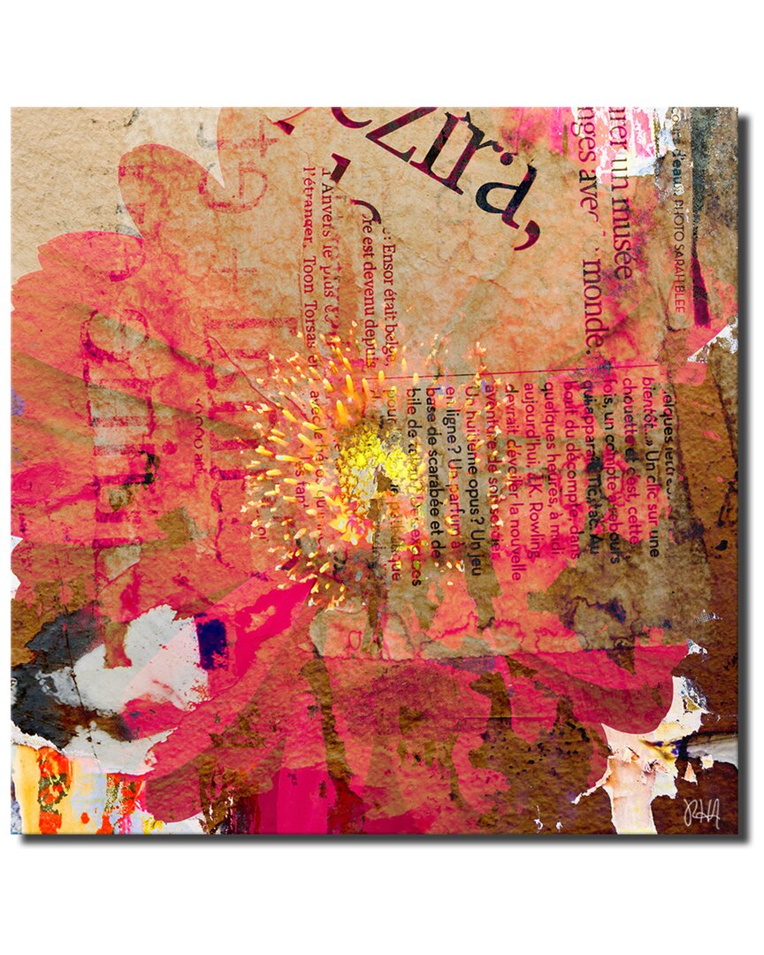 Ready2hangart Painted Petals Lxxxv Wrapped Canvas Wall Art By Tristan Scott