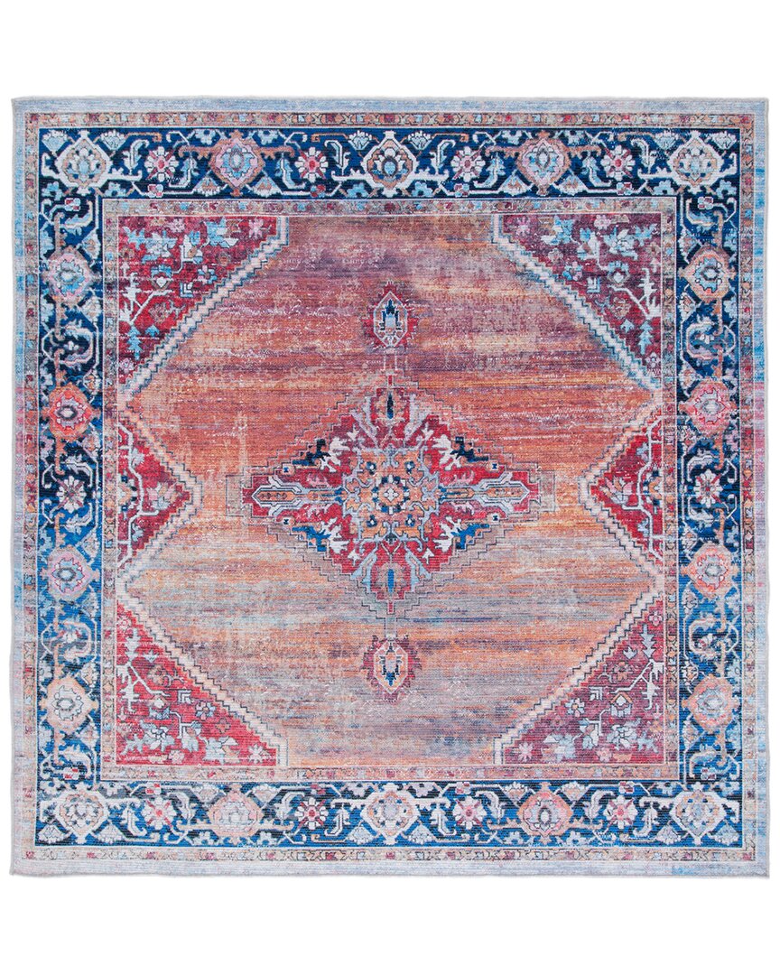 Safavieh Serapi Machine-washable Rug In Rust
