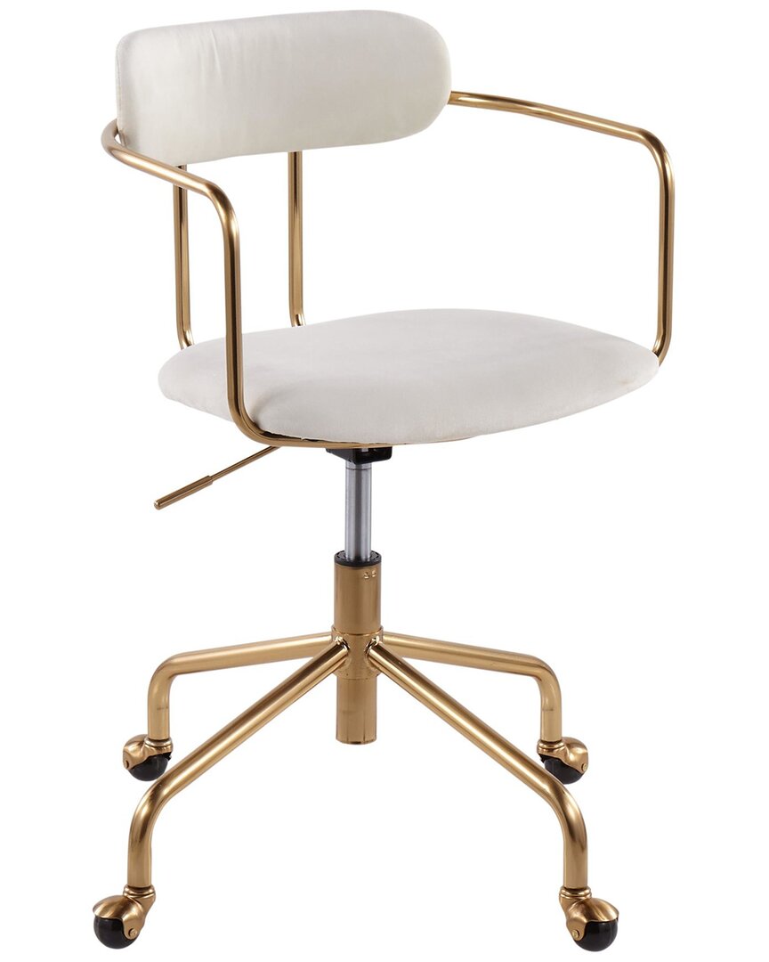 Shop Lumisource Demi Office Chair In Gold