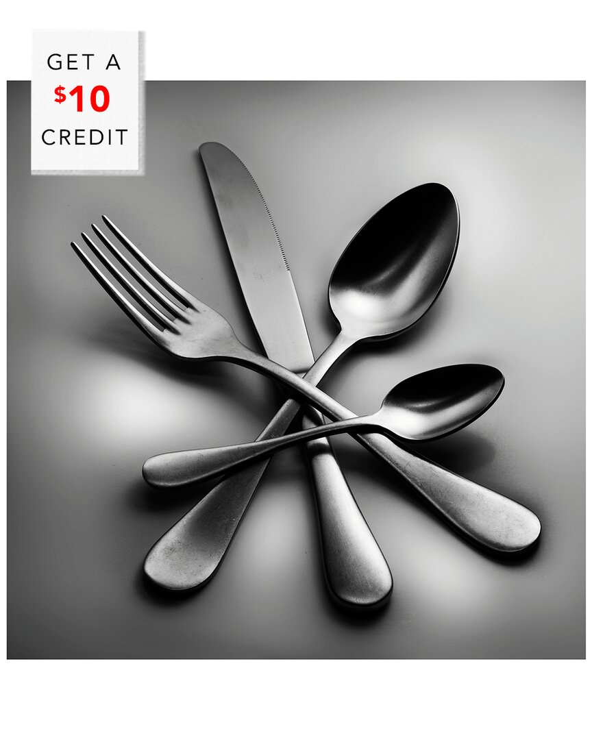 Mepra 5pc Place Setting With $10 Credit In Gray