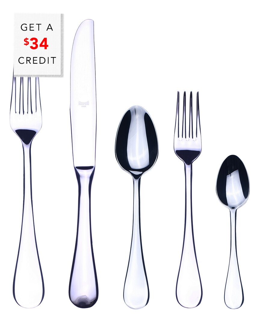 Mepra 20pc Flatware Set With $34 Credit