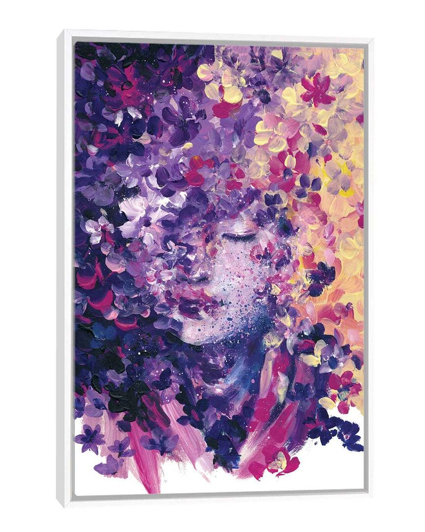 Icanvas Drowning In Flowers Framed Canvas By Doriana Popa Wall Art
