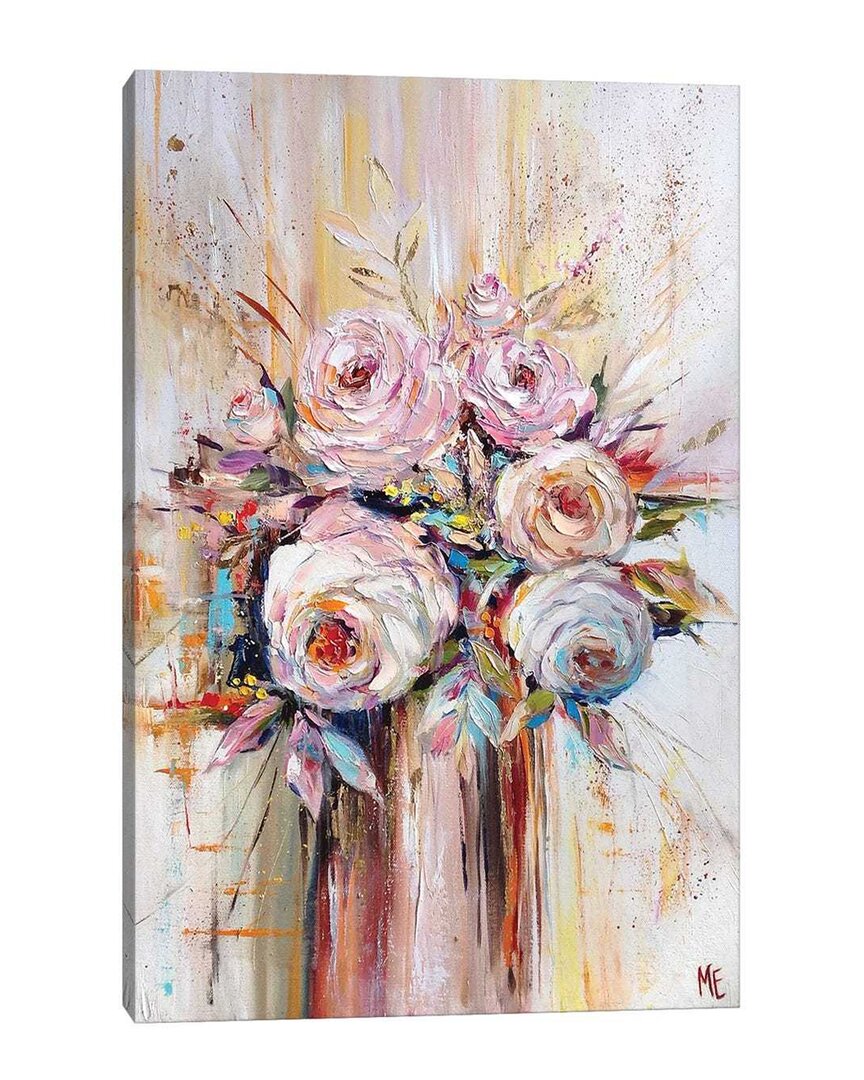 Icanvas Bouquet Of Happiness Canvas Artwork By Olena Hontar Wall Art