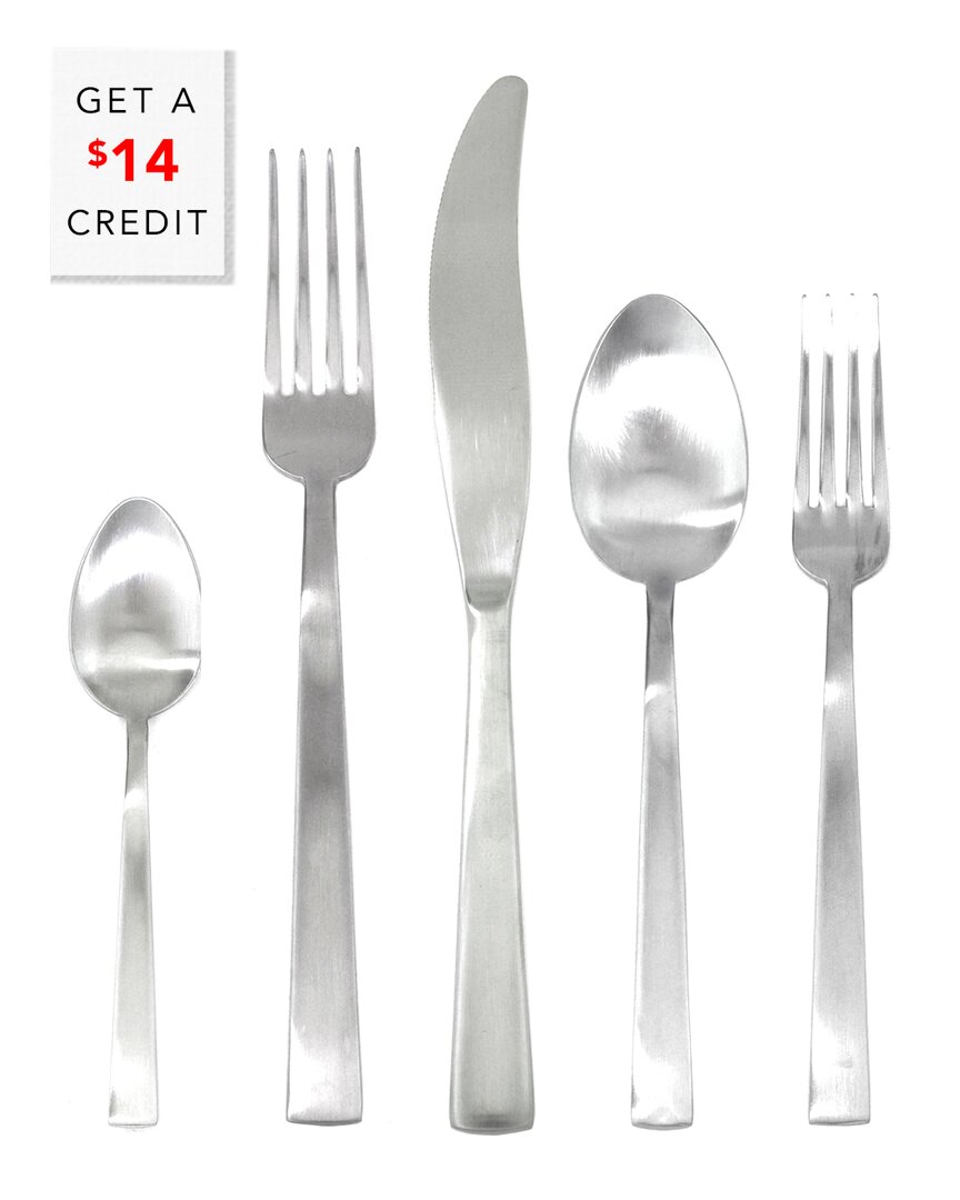 Mepra 5pc Flatware Set With $14 Credit