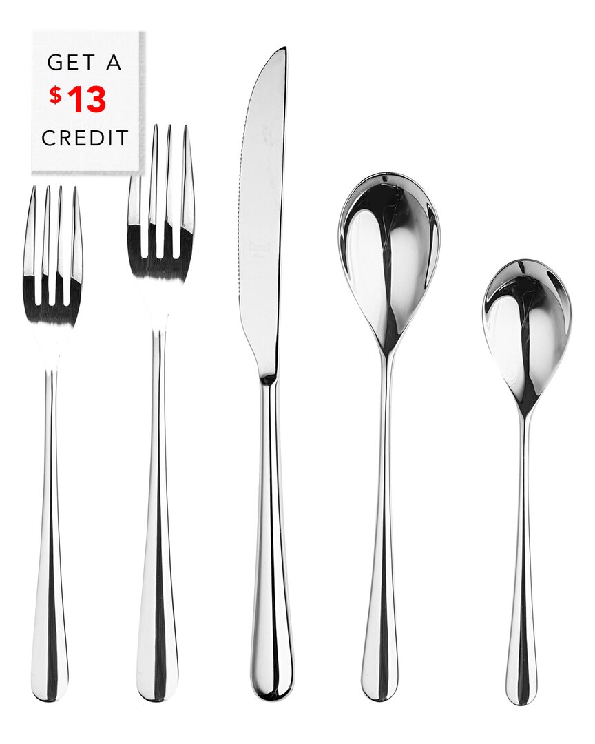 Mepra 5pc Neve Mirror Flatware  Set