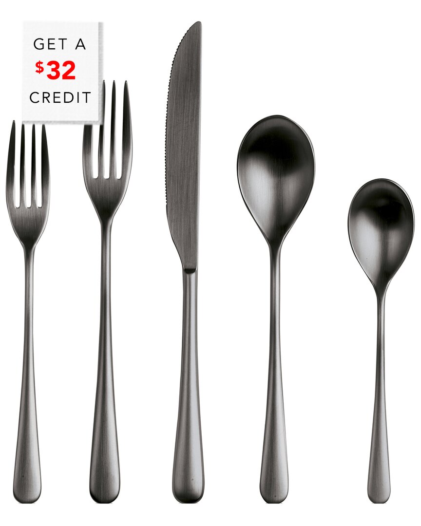 Mepra 5pc Neve Ice Flatware  Set