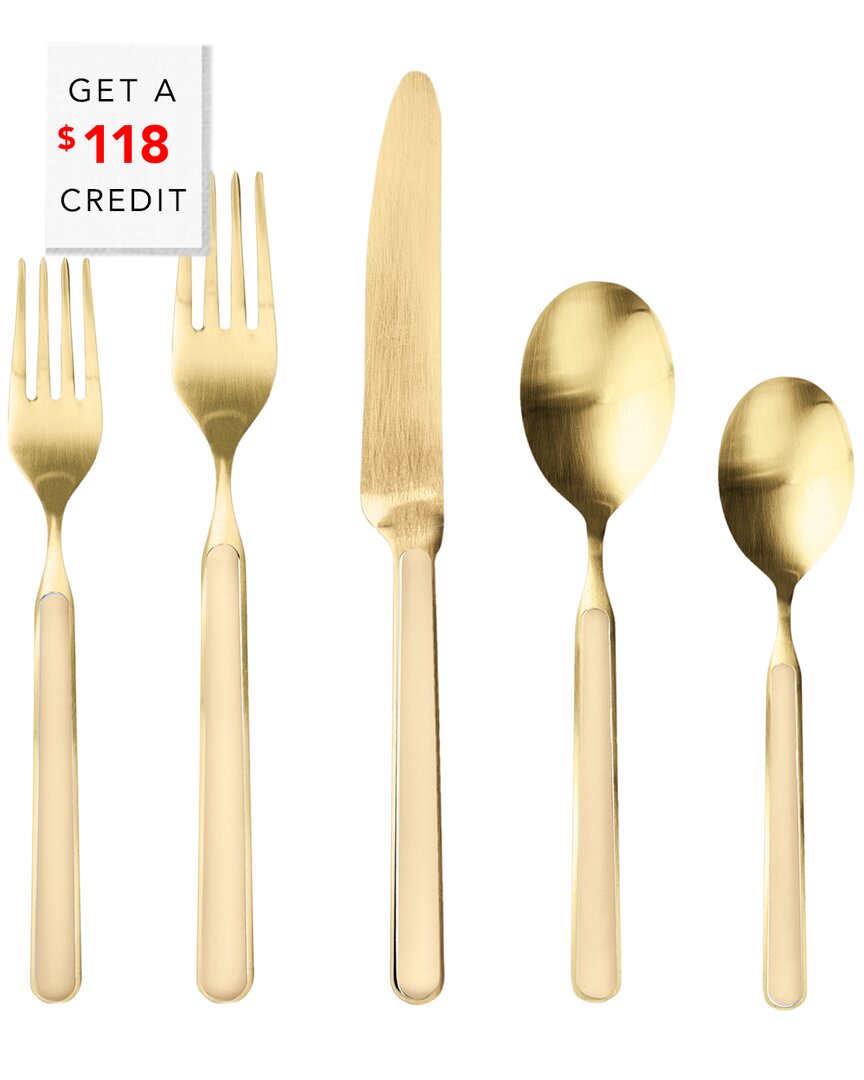 Mepra 20pc  Fantasia Ice  Flatware  Set