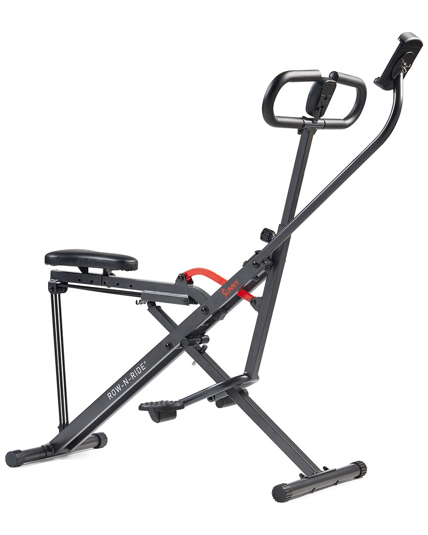 Shop Sunny Health & Fitness Smart Upright Row-n-ride® Exerciser In Black
