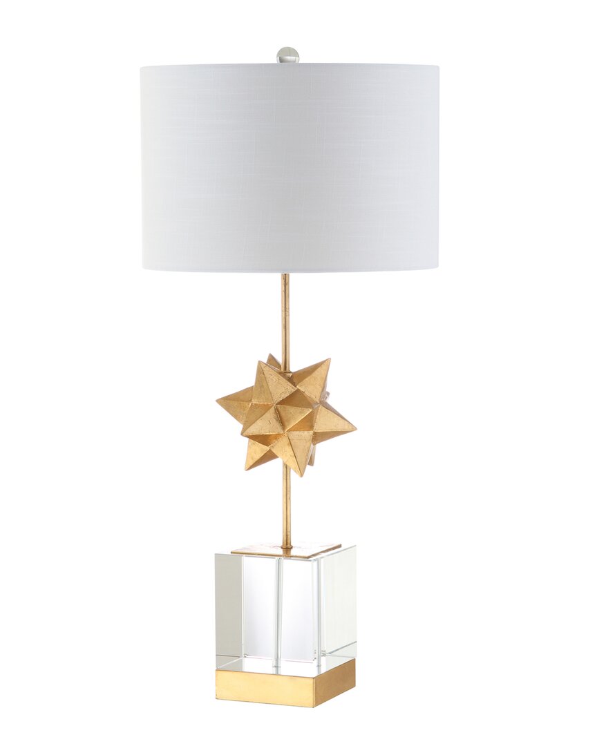 Jonathan Y Designs Estelle 32in Led Metal & Crystal Table Lamp