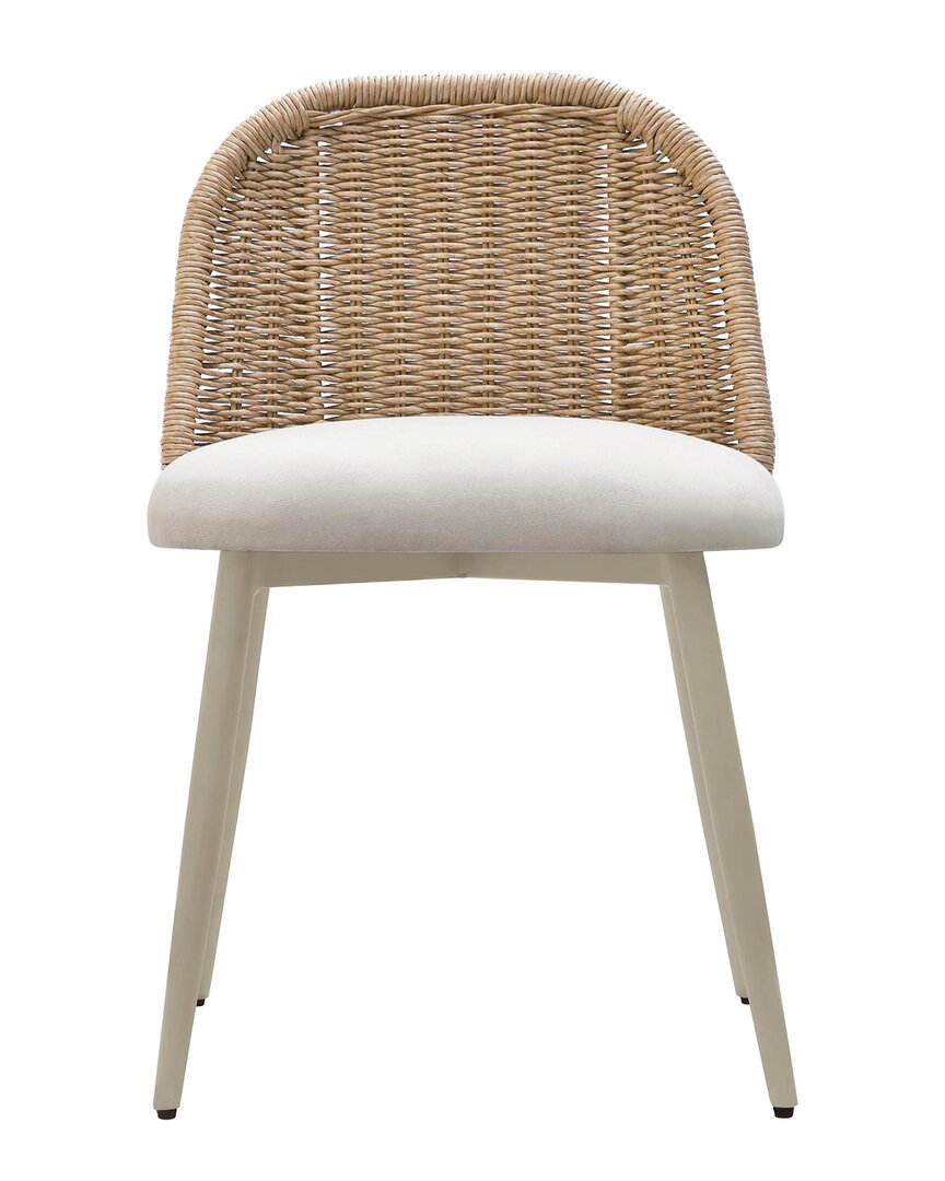 Shop Tov Furniture Alexa Outdoor Dining Chair In White
