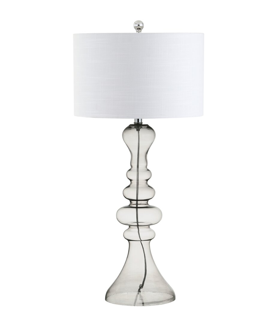 Jonathan Y Designs Madeline 35in Curved Glass Table Lamp