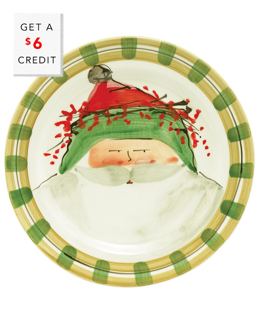 Shop Vietri Old St. Nick Dinner Plate With $6 Credit In Multicolor