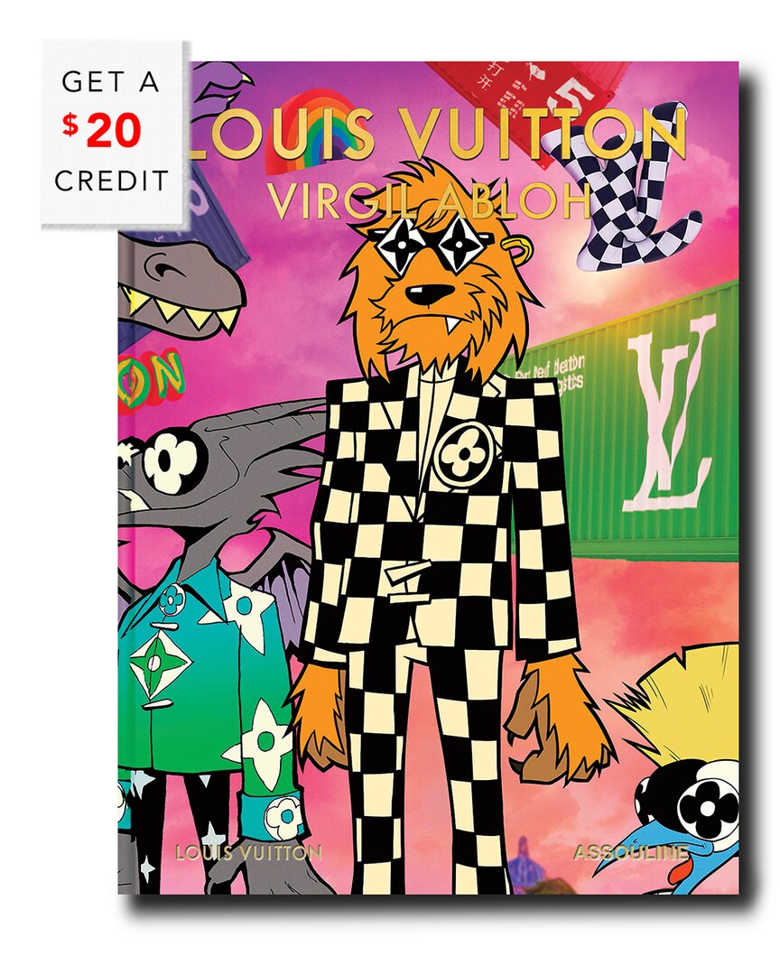 Shop Assouline Louis Vuitton: Virgil Abloh (classic Cartoon Cover) By Anders Christian Madsen With $20 Credit