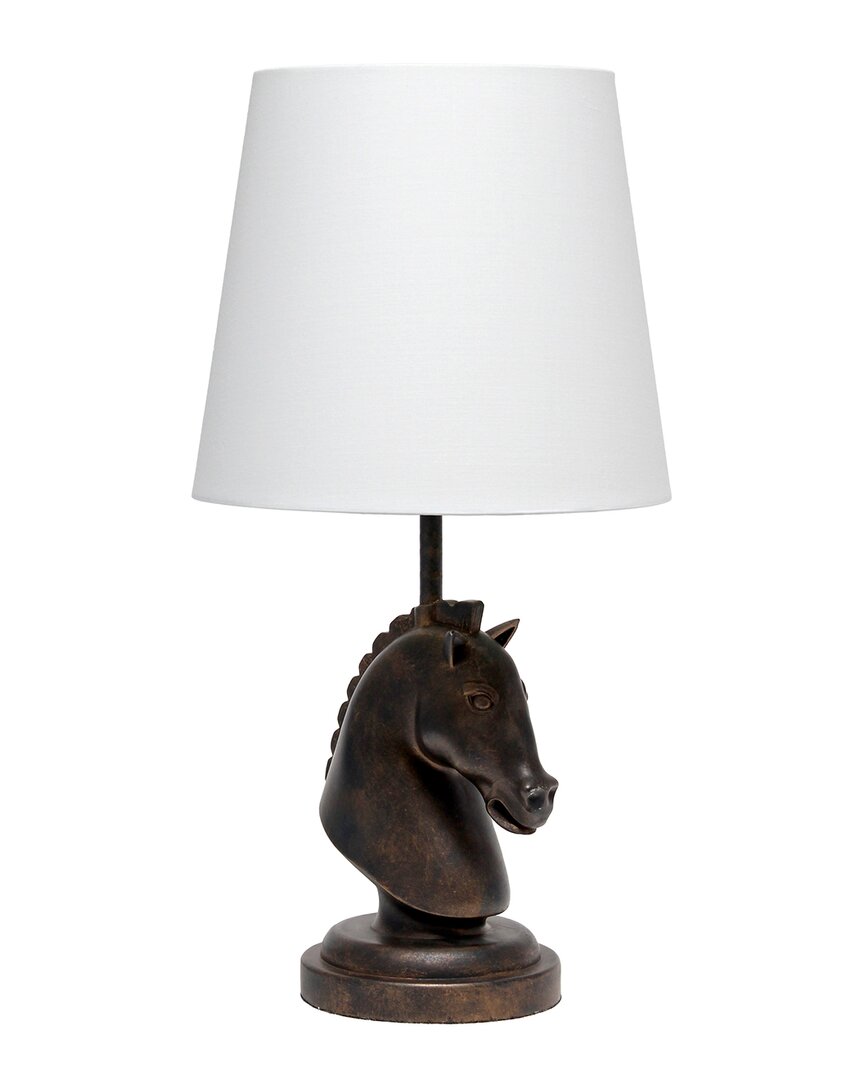 Lalia Home 17.25in Chess Horse Lamp