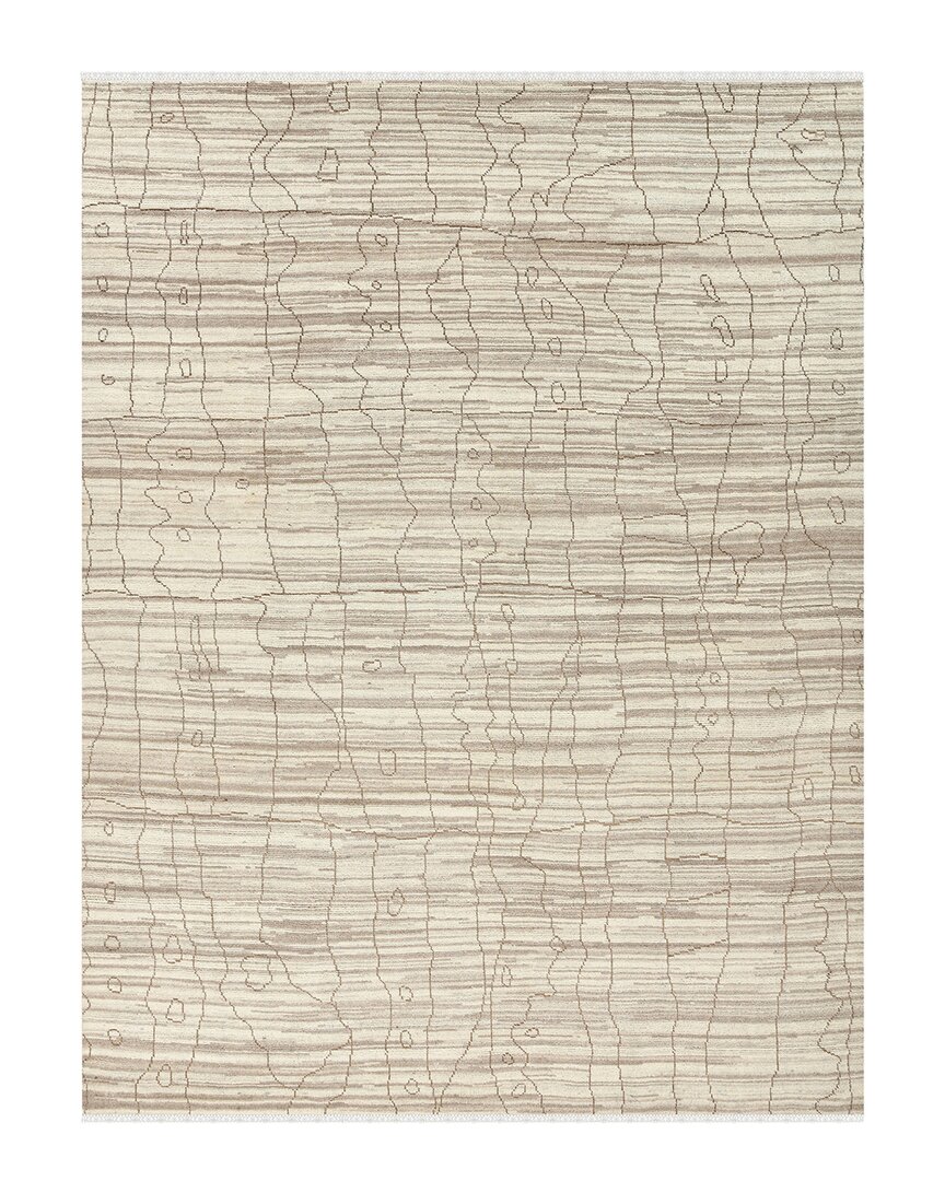 Amer Rugs Noelle Anna Wool-blend Area Rug In Brown