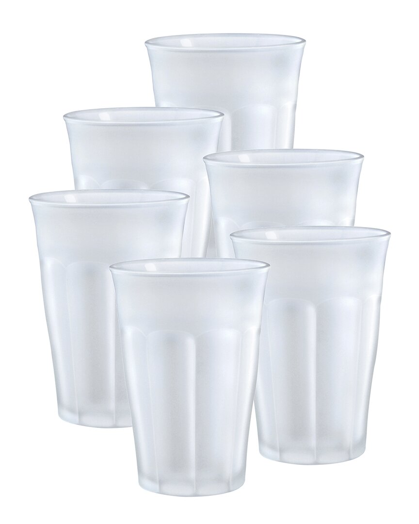 Shop Duralex Set Of 6 Picardie Large Frosted Tumblers