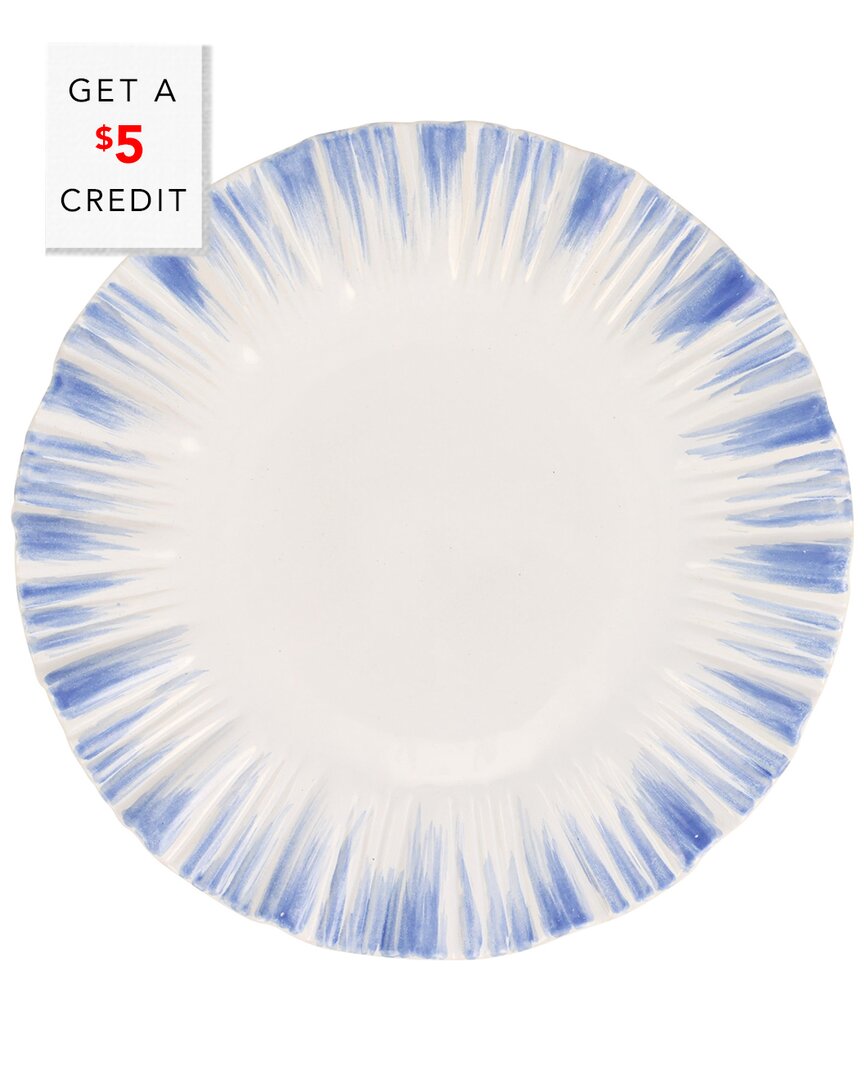 Vietri Viva By  Bari Blue And White European Dinner With $3 Credit