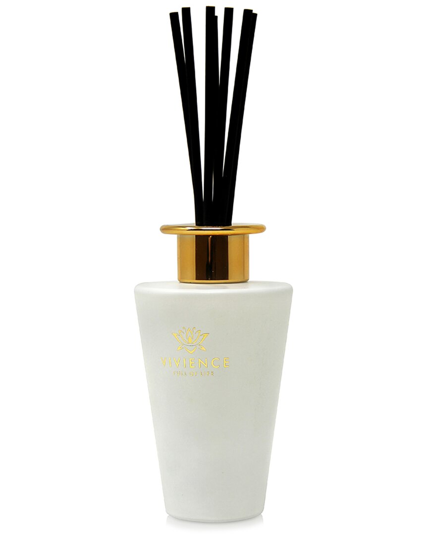 Shop Vivience Bottle Gold Cap Reed Diffuser, Zen Tea Scent In White