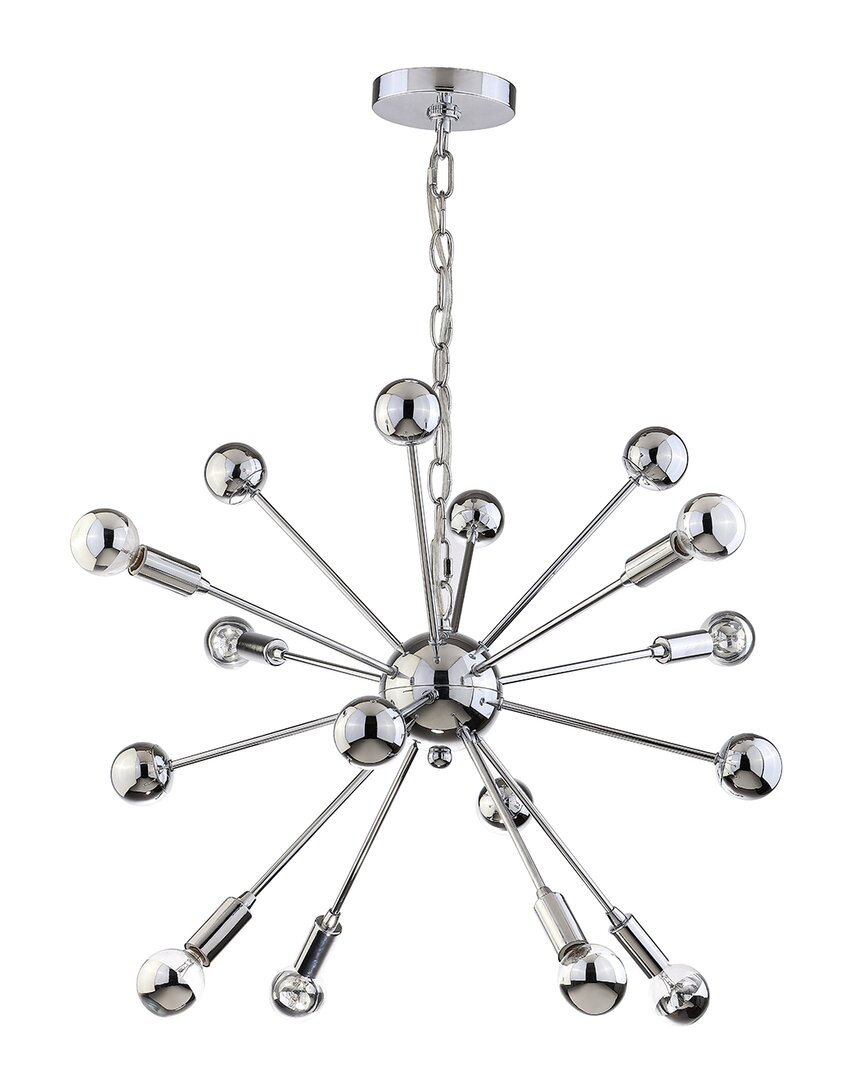 Jonathan Y Designs Glenn 8-light 22.5in Metal Sputnik-style Led Chandelier