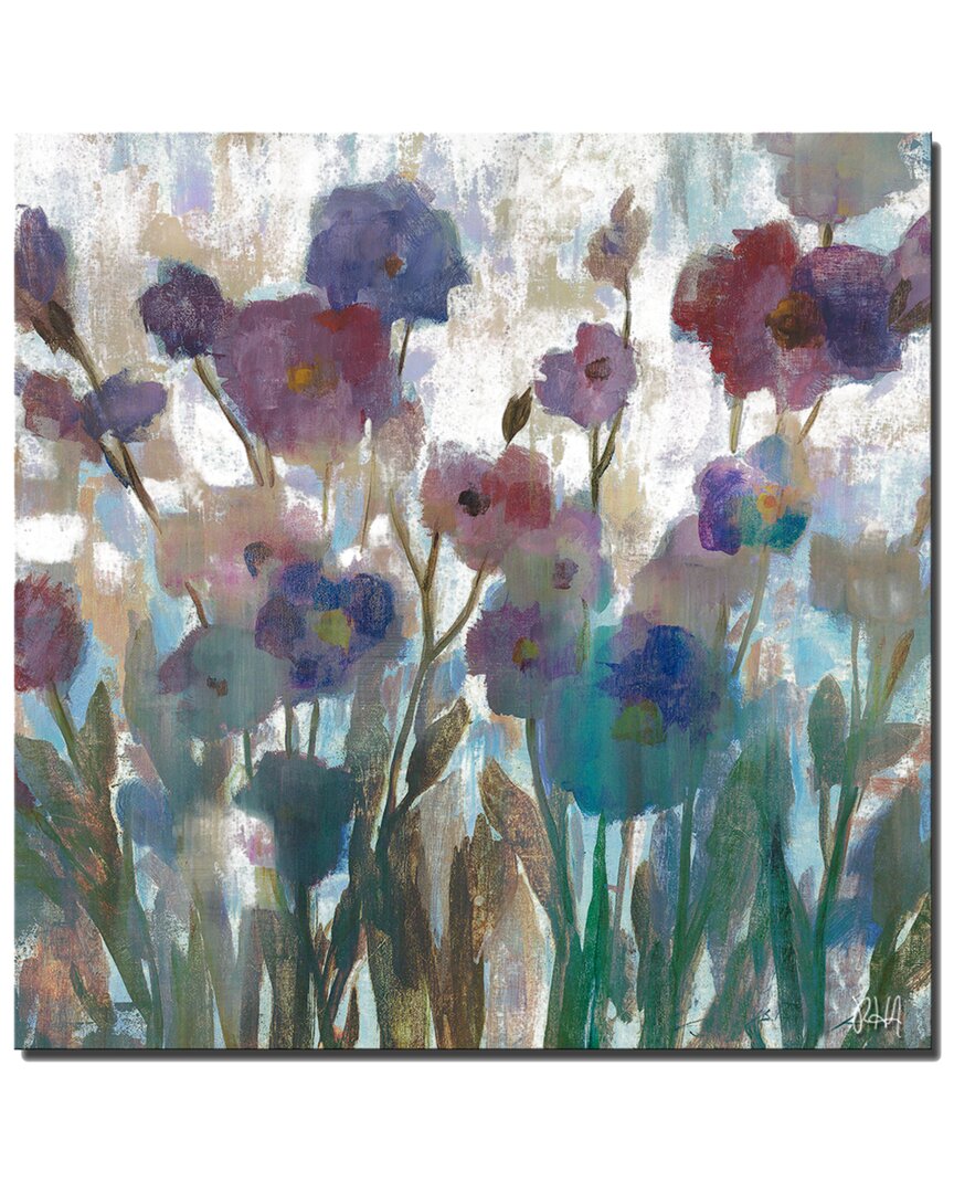 Ready2hangart Painted Petals Xxviii Wrapped Canvas Wall Art By Tristan Scott
