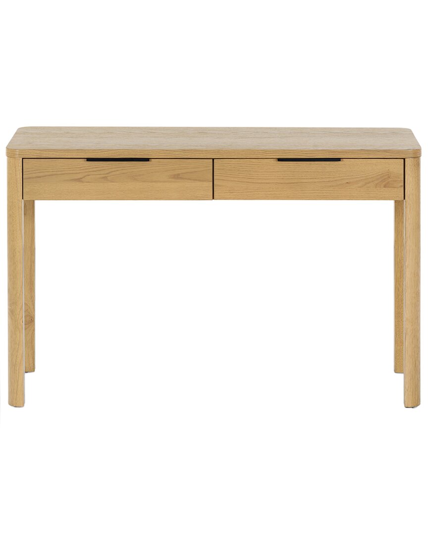 Safavieh Couture Gabrietta 2 Drawer Wood Desk In Brown