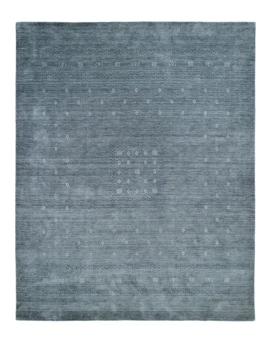 Solo Rugs Simi Bohemian Tribal Hand-loomed Wool-blend Area Rug In Gray
