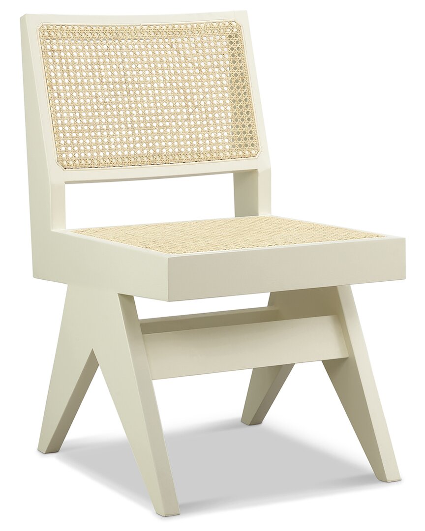 Design Guild Pierre Jeanneret Side Chair In White
