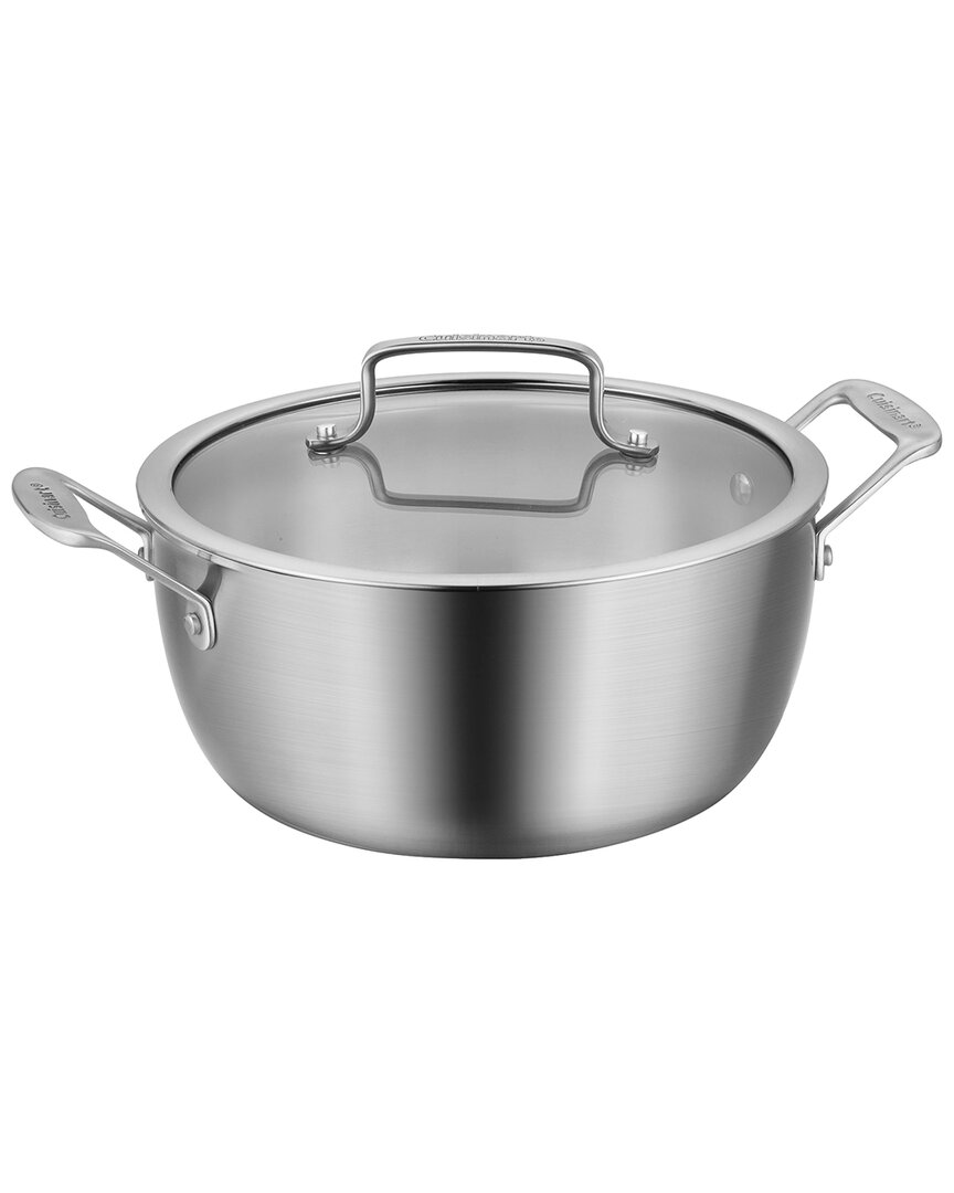 Shop Cuisinart Stainless Steel 5qt Dutch Oven With Cover